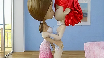 Gatinha Hentai Chupa Travesti e Engole Porra Toda