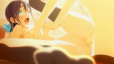 Shemale Universitária Japonesa Metendo Forte em Pornô Anime 3D Fofo