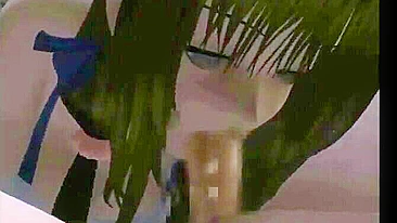 Travesti Japonesa em Anime 3D Chupa Paus como Profissional