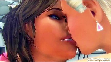 Travesti Recebe Punheta e Foda Forte em Pornô 3D