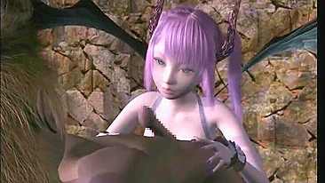 Batgirl Fofa Chupando e Cavalgando em Anime 3D