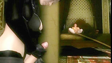 Travesti Ganha Punheta em Anime 3D