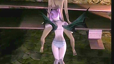 Batgirl em Animação 3D Chupa Pau Duro