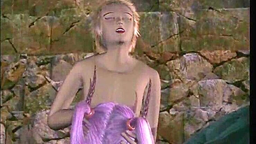 Batgirl em Animação 3D Chupa Pau Duro