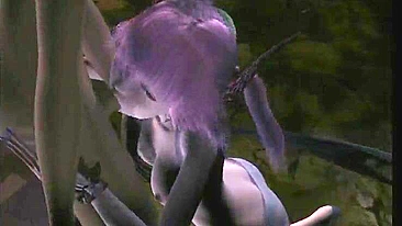 Batgirl em Animação 3D Chupa Pau Duro