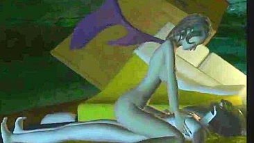 Batgirl Cavalga Pau em Pornô 3D - Ação Anime Quente!