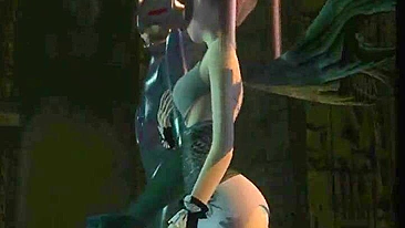 Aventura 3D de Boquete da Batgirl no Anime