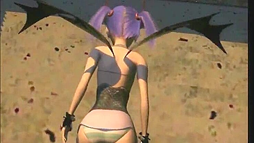 Aventura 3D de Boquete da Batgirl no Anime