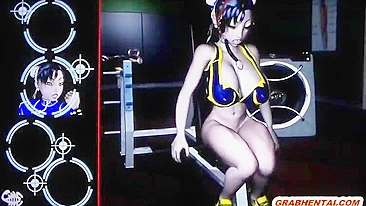 Careca Amarrado - Animação 3D de Foda no Cu com Engasgos