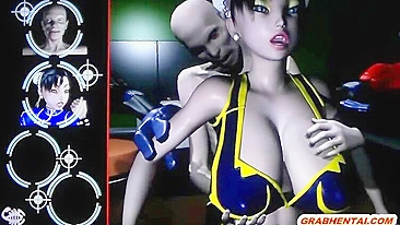 Anime Peituda Tem Buceta Dedada e Punheta no Pau - 3D Pornô e Anime