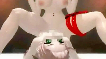 Shemale Fodida Sem Camisinha em Pornô Anime Toon