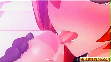 Gatinha Anime Mama seu Próprio Pauzão de Travesti