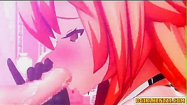 Gatinha Anime Mama seu Próprio Pauzão de Travesti