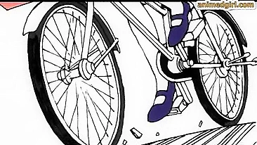 Empregada Trans Chupa o Próprio Pau em HQ 3D Pornô