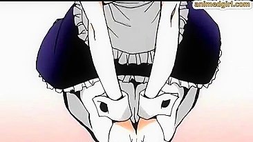 Empregada Trans Chupa o Próprio Pau em HQ 3D Pornô