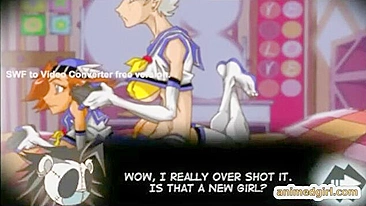 Travesti Musculosa de Favela Arrebentada e Fodida em Anime