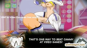 Travesti Musculosa de Favela Arrebentada e Fodida em Anime