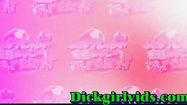 Shemale Hentai se Masturbando em Cena Solo de Anime