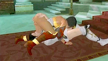 Travesti Princesa de Favela Cavalgando Paus em Pornô 3D Anime