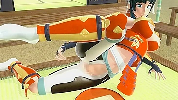 Travesti Se Masturbando e Fodendo em Pornô 3D - Anime e Travesti