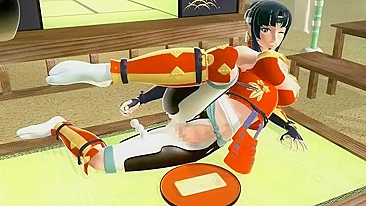 Travesti Se Masturbando e Fodendo em Pornô 3D - Anime e Travesti