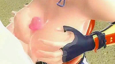 Travesti Se Masturbando e Fodendo em Pornô 3D - Anime e Travesti