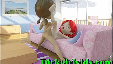 Travesti Fode e Cavalga em Hentai Anime Tarado