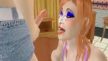 Duas Travestis Anime Cavalgam Paus Duros em Pornô 3D