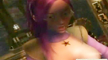 Anjo Travesti Fode Travesti em Pornô Anime 3D