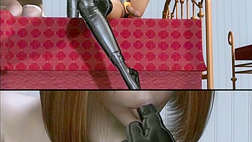 Travesti Anime 3D Morcego Fodendo Quente