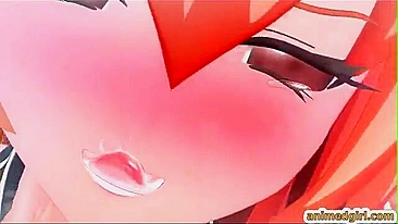 Duas Trans em Quadrinho Pornô - Cena Animada de Gozada