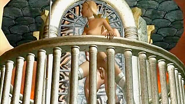 Rei e Rainha Fodem Gostoso no Castelo - 3D Hentai Pornô