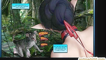 Shemale Amarrada Tem Peitos Grandes Apertados com Força