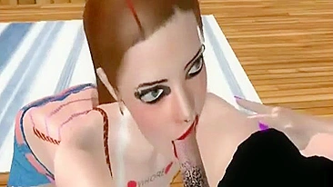 Travesti 3D Anime se Fodendo no Cu