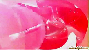 Punheta e Boquete Hardcore com Shemale de Pau Duro em Hentai 3D