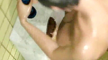 Peitos Pulando em Foda Bruta no Banheiro - Pornô 3D