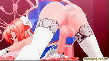 Shemale se Masturba em Hentai 3D