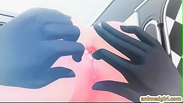 Duas Travestis Hentai em 69 Chupando Pau Uma da Outra em Pornô 3D