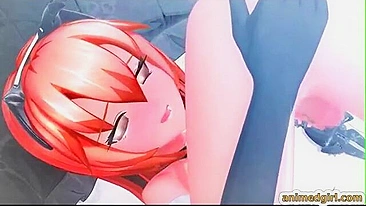 Duas Travestis Hentai em 69 Chupando Pau Uma da Outra em Pornô 3D