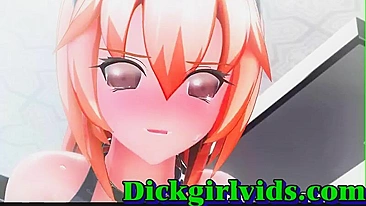 Travesti Fodendo sem Camisinha em Anime Pornô Toon