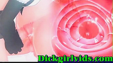 Travesti Fodendo sem Camisinha em Anime Pornô Toon