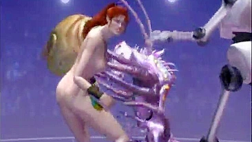 Monstro Formiga Fode Hentai 3D em Cena Anime Quente