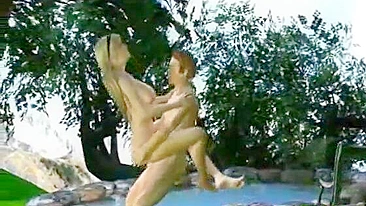 Hentai Peituda Lambida e Fodida ao Ar Livre