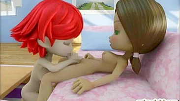 Travesti Gostosinha do Gueto Leva Foda 3D no Sofá