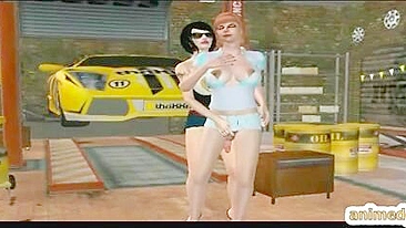 Masturbação Solo de Travesti 3D Hentai - Prazer Intenso com Travestis Sensuais!