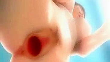 Hentai 3D Pornô - Novinha Animada Esfregando no Pauzão