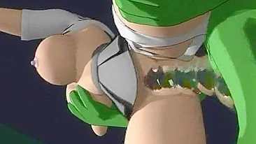 Hentai 3D Peitões com Penetração Funda e Gozada Dentro - Anime