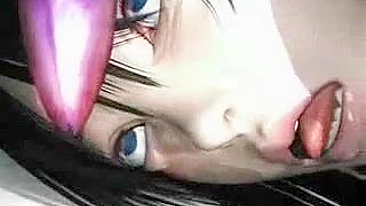 Tentáculos Furando Tudo em Hentai 3D - Buracos Arrombados!