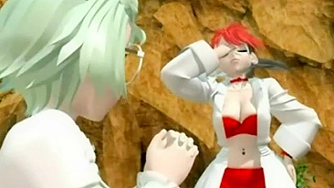 Shemale hentai leva injeção - Animação 3D safada