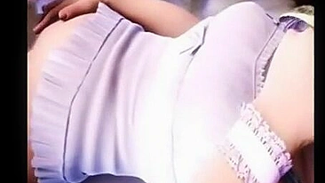 Empregada Chupada por Travesti em Pornô Hentai 3D